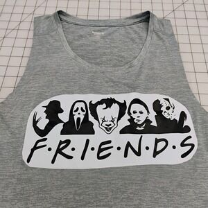FRIENDS‎ Horror Tanktop Freddie Scream Pennywise Jason size XL Halloween